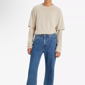 Levi's Men's Blue baggy jeans